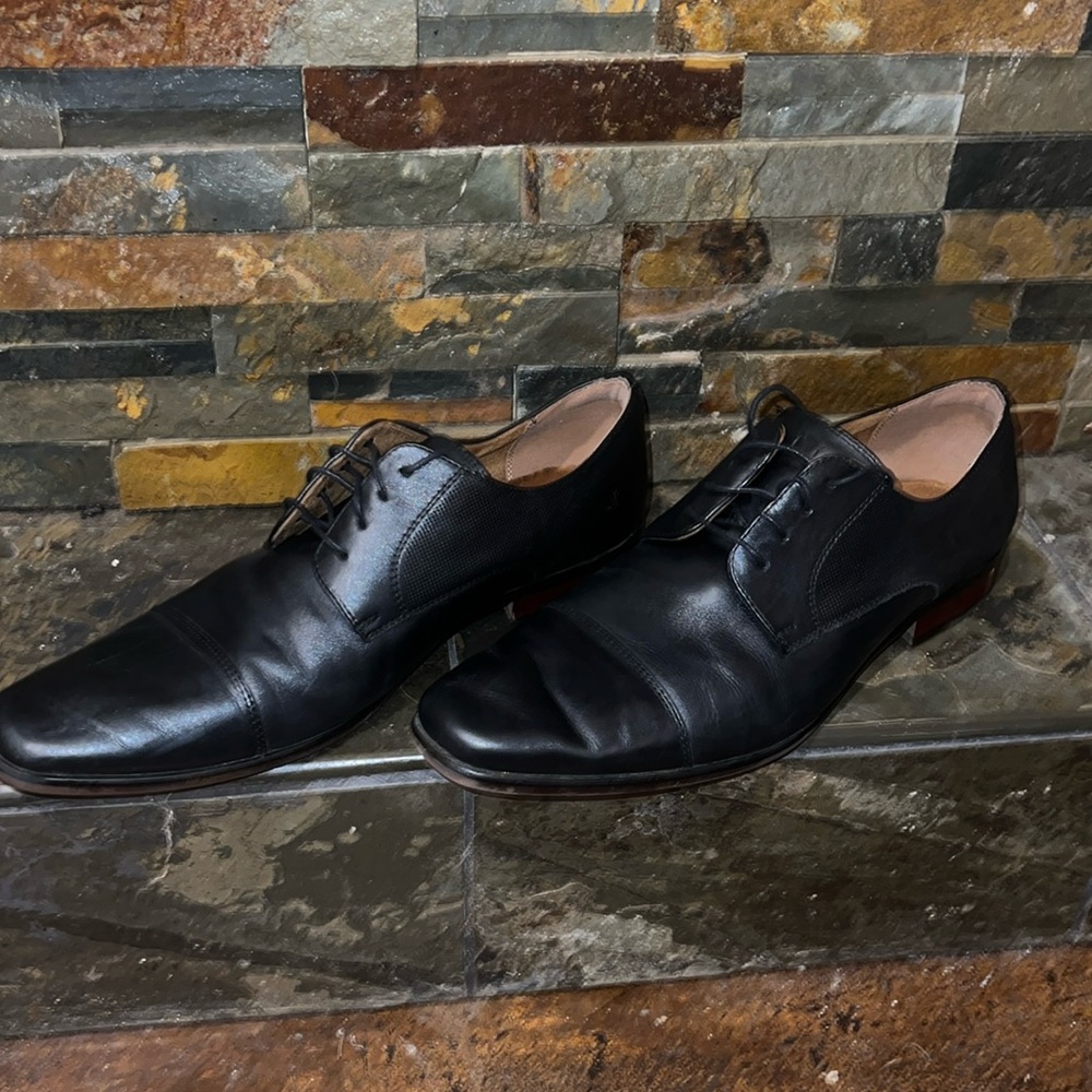 Florsheim Postino Cap Toe Oxford Shoe Company Black Loafer Dress Shoe Size 11